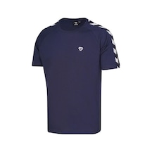 Hummel Archive S/s 912209-7459 Lacivert Erkek T-shirt Lacivert