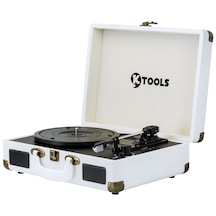 Ktools Nostalgie K344 Beyaz Bluetoothlu Çanta Pikap