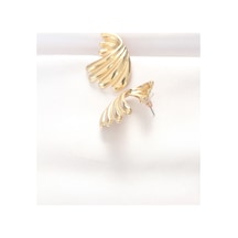 Pirinç Gold Renk Küpe - Lisinya Altın