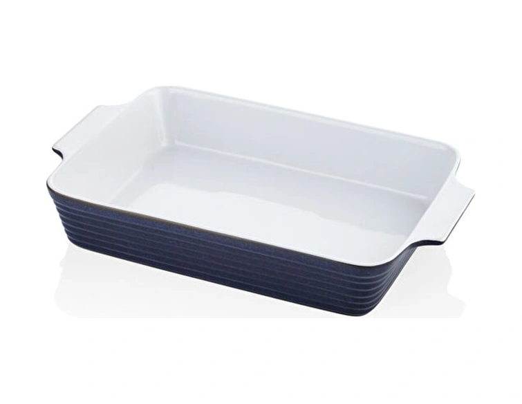 Brandani Fırın Kabı Dikdörtgen Mavi 44x26x8 Cm 1fk-3066lbl Çok Renkli