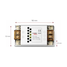 A Kalite 12v 10a Ultra Slim Kasa Trafo, 12v 10a İnce Kasa Metal Led Adaptörü