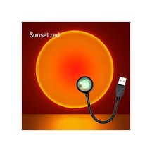 Bidebuvar Taşınabilir Usb Sunset Gün Batımı Ambiyans Işığı Lamba Diğer