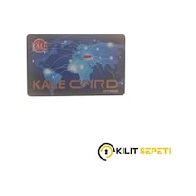 Kale Card Kartlı Kilit Lüks Seri Vip Kartı-655 Siyah-Diğer