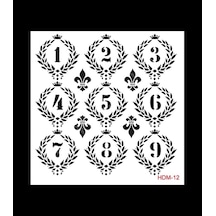 Hdm12 Cadence Home Dekor Stencil 25X25