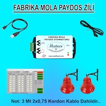Fabrika Mola Zil Otomasyonu V5 2 Çan Destekli