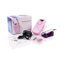 BQ101 Şarjlı Manikür Pedikür Tırnak Törpü Seti Pembe