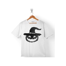 Cadılar Bayramı Halloween Cadı Satanist Skull Çocuk Tişört 001