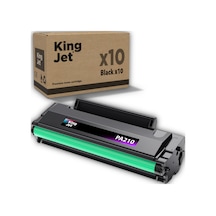 Kingjet Pantum Pa-210 Uyumlu Standart Kapasiteli 10'lu Paket Çipli Uyumlu Toner P2500 Uyumlu Toner