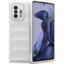Microcase Xiaomi 11T Miami Serisi Silikon Kılıf - Beyaz