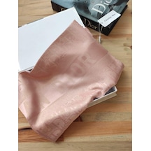 Miorel Scarfs Cd Desen Kaşmir İpek Şal Scarfs Cashmere Shawl Hijab Yeni Sezon Pembe