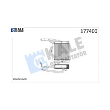 Kalorifer Radyatörü Focus-tourneo Connect 1.6 16v-1.8 16v-1.8 Tdı 207x196x27 2 Sıra Alb Kale Radyatör 1062254