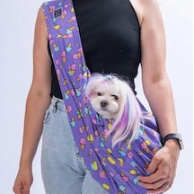 Pawstar Ice Cream Crossbody Küçük Irk Köpek Çapraz Taşıma Çantası