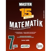 7. Sınıf Master 15 Matematik Denemesi -  Okyanus Eğitim