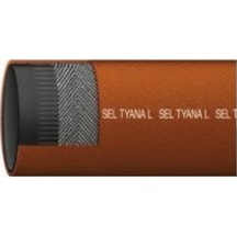 Tyana 5" - 50 Metre Uv Katkılı Pvc Kaplı Tekstil Örgülü 4 Bar Layflat Yassı Verici Hortum