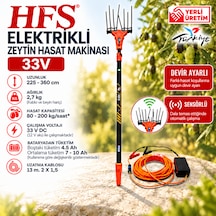 Hfs Volt 33v Elektrikli Zeytin Hasat Makinası Sensörlü Devir Ayarlı