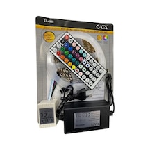 CATA Rgb Şerit Led Seti 5 Mt Rgb Led 15 Renk + Trafo + Rgb Kumand