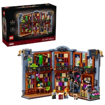 LEGO® Icons Kitabevi: Kitaplık Dekoru 11379 - Yetişkinler için Minifigür İçeren Yaratıcı Model Yapım Seti (1690 Parça)