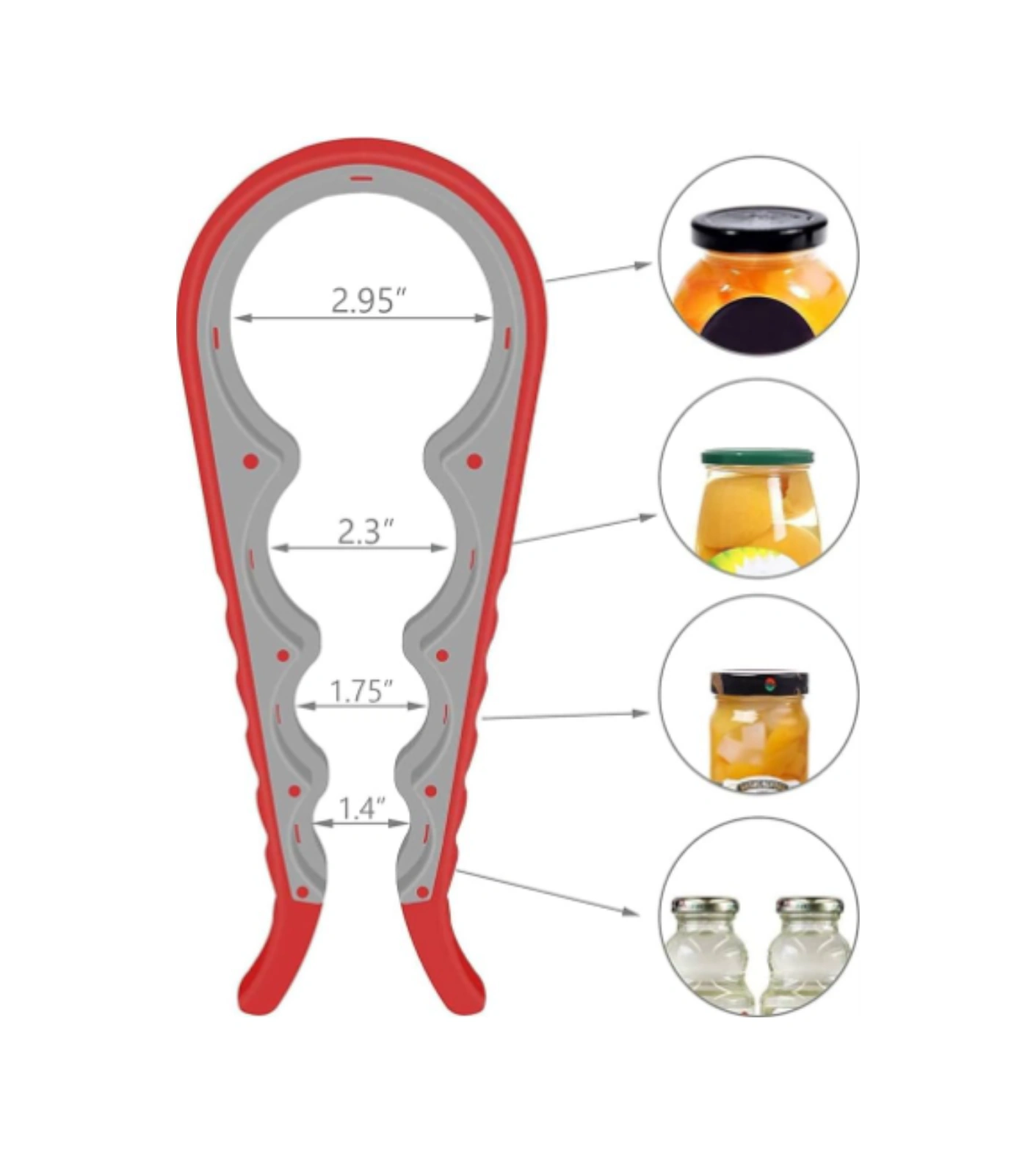 Mucit Home Pratik Konserve Ve Kavanoz Açacağı Renkli