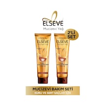 Elseve Mucizevi Yağ Kuru Saçlar için Saç Bakım Kremi 2 x 150 ML