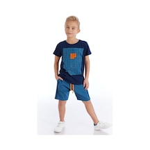 Denokids Mshb&g Alfabe Erkek Çocuk Şort Takım Çok Renkli