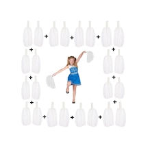 Magicool 12 Çift 24 Adet Beyaz Renk 23 Nisan 19 Mayıs 29 Ekim Okul Gösteri Ponponları