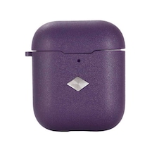 Ekılıf - Airpods 1.nesil Uyumlu - Kılıf Darbelere Karşı Dayanıklı Koruyucu Silikon Kılıf Airbag 19 - Mor