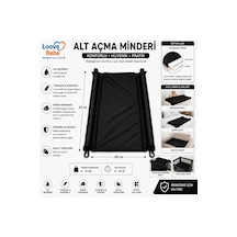 Bebek Alt Açma Minderi Bakım Örtüsü Silenebilir Kolay Kullanım 65 X40 Cm Siyah