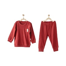 Mickey Mouse Andywawa AC23649 Modal 2li Bebek Takım Burgundy Bordo