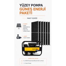 6 Panelli Yüzelsel Pompa Güneş Enerji Paketi