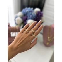 14k Kaplama Burgu Yüzük Altın