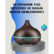 Northcity Sessiz Ultrasonik Hava Nemlendirici 550ml - Ev Ve Ofis İçin Nem Dengeleyici