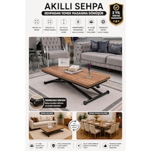 Home Üst Tabla Mdf Urartu Oval Köşe Alt Siyah Renk