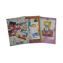 Defter 100 Yaprak Çizgisiz A5 Karton Kapak Defter 3 Adet