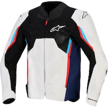 Alpinestars Ast V3 Air Yazlık Motosiklet Mont Gri-mavi-siyah