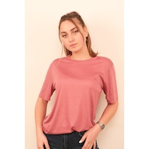 Rich Kadın O Yaka T-shirt Tişört Çok Renkli