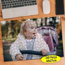 Gülümseyen Sevimli Bebek 240 Parça Puzzle Yapboz-112491458