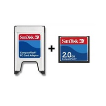 Sandisk 2 Gb Compact Flash Hafıza Kartı+ Pcmcıa Kart Okuyucu