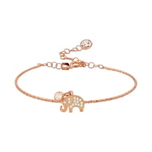 Argentum Concept - Fil Figürlü Gümüş Rose Bileklik - B082801