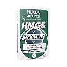 Dizgi Kitap Hukuk Atölyesi Hmgs Hakimlik Ticaret Hukuku Ders Notları