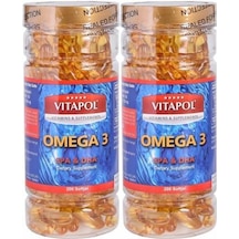 Vitapol Omega 3 Balık Yağı 400 Softjel 110- Vitapol Omega 3 Balık Yağı 400 Softjel 110-