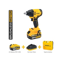 Sgs SGS5502 - 1/2 - 20 Volt 4 Amper 330 NM Çift Akülü Tork Akülü Darbeli Somun Sıkma Sökme Makine Seti