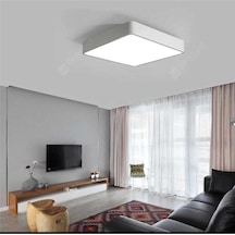 Beyaz Ledli 24 Watt Sıva Üstü Led Panel Kare Tavan Armatürü 6500k Beyaz Işık 21x21 Cm