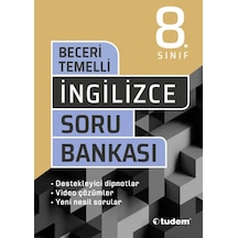 8. Sınıf Ingilizce Beceri Temelli Soru Bankası Tudem Yayınları
