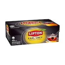 Lipton Demlik Poşet Çay 48'li 3g Earl Grey - Bergamot Aromalı Çay - 3 Adet Tarı