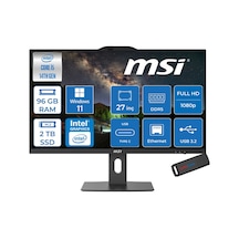 MSI PRO AP272P 14M-876XTRH32 i5-1440080 GB 512 GB SSD 27" W11H AIO Masaüstü Bilgisayar