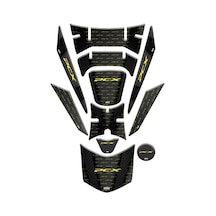 Honda Pcx 2018 - 2020 Uyumlu Tank Pad Set 013 Çok Renkli