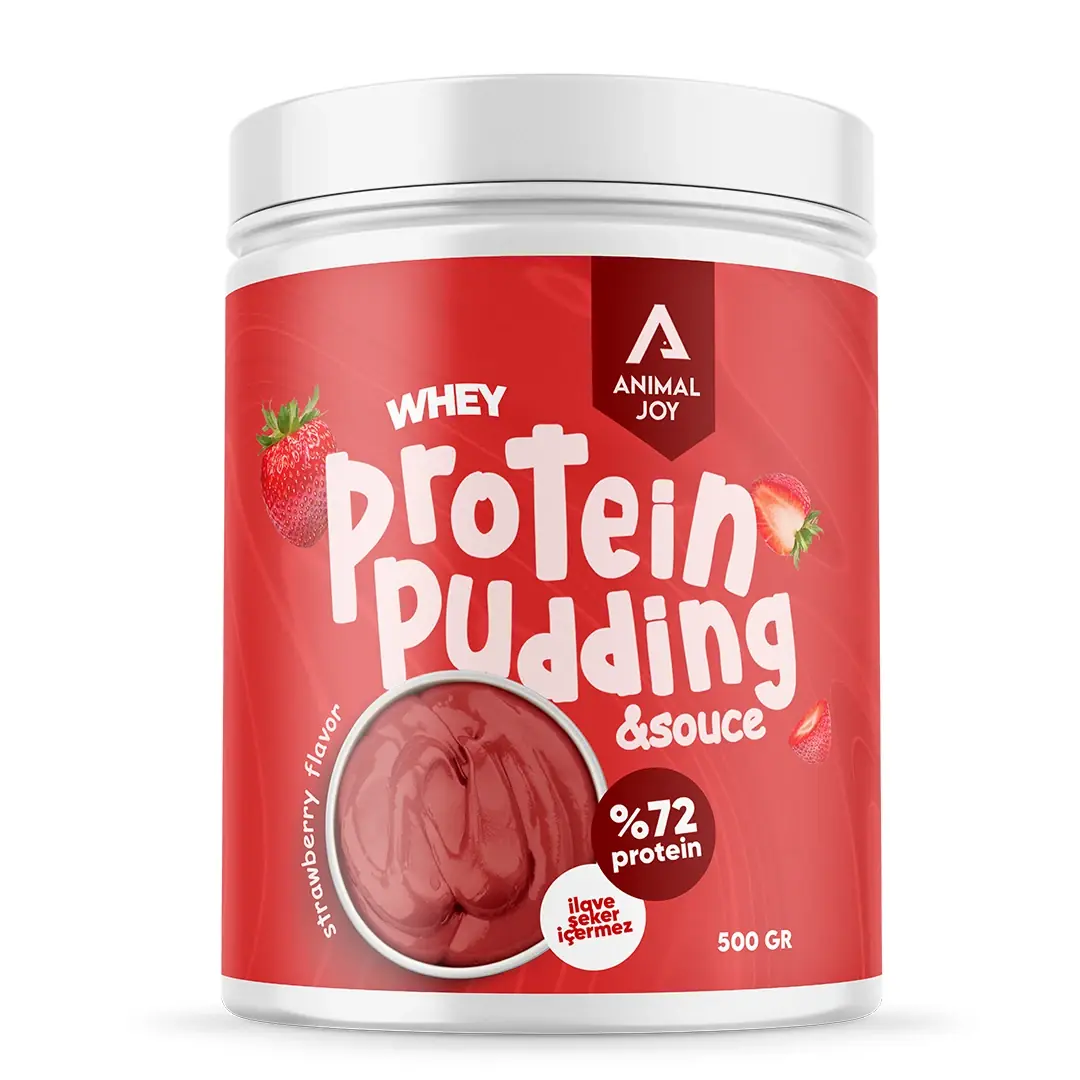 Protein Puding - Çilek - 500 Gr - 20 Servis