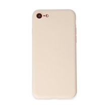 Apple iPhone  Uyumlu,  7 Kılıf First Silikon - Krem