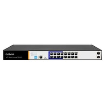 Tiandy 16 Port Gigabit Layer2 Yönetilebilir Aı Poe Switch