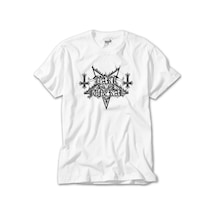 Dark Funeral Logo Beyaz Tişört Beyaz